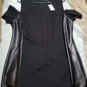 Lane Bryant black cold shoulder dress sz 18